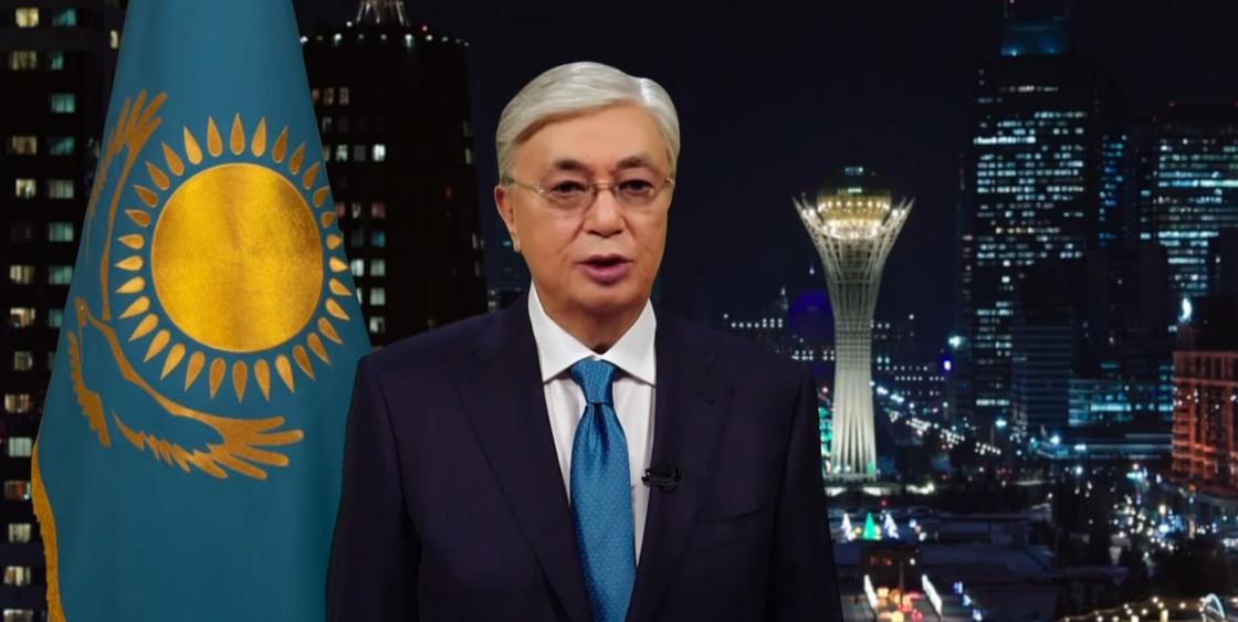 Токаев поздравил казахстанцев с Новым 2020 годом (видео)