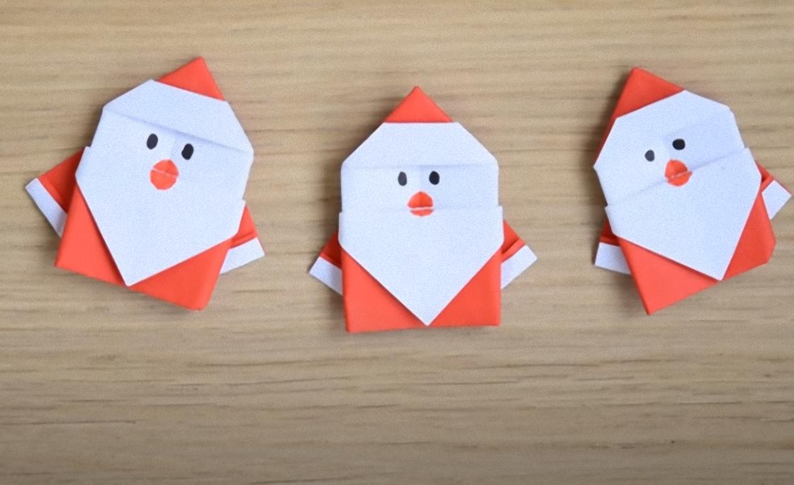 Оригами дед мороз из бумаги. Оригами дед Мороз в старшей группе. Закладка оригами дед Мороз. Дед Мороз оригами 1 класс. Милые и простые оригами к новому году.