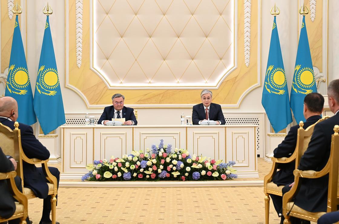 Выступление Касым-Жомарта Токаева перед послами иностранных государств в Казахстане