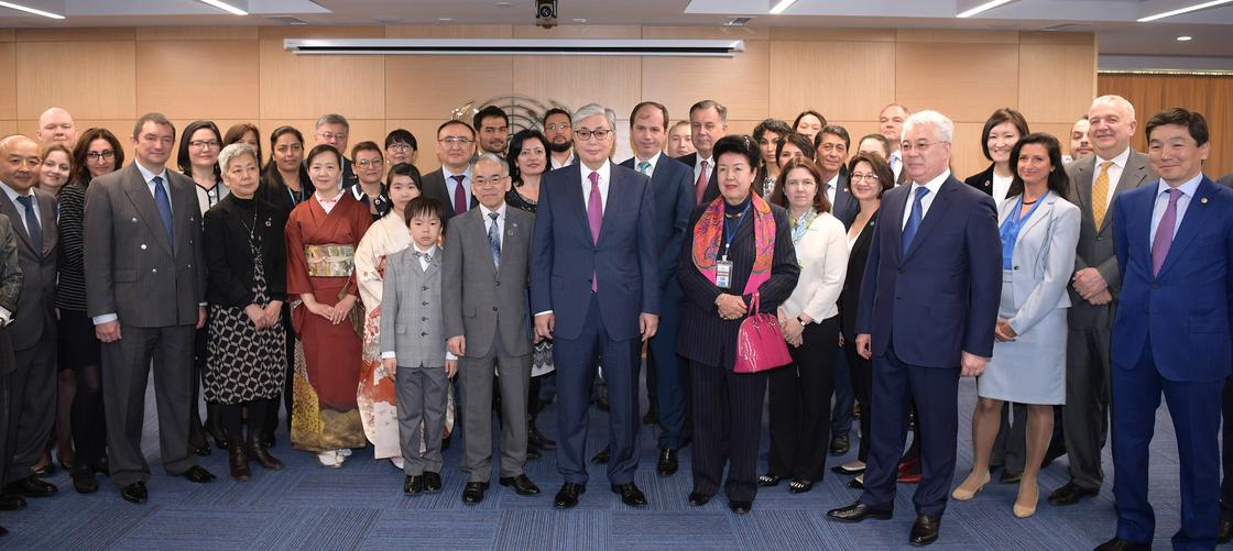 Токаев посетил новое здание ООН в Алматы