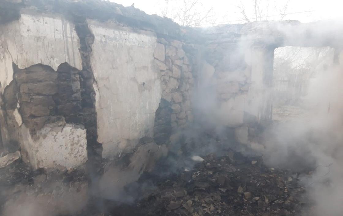 Пожар в СКО Пожар в СКО