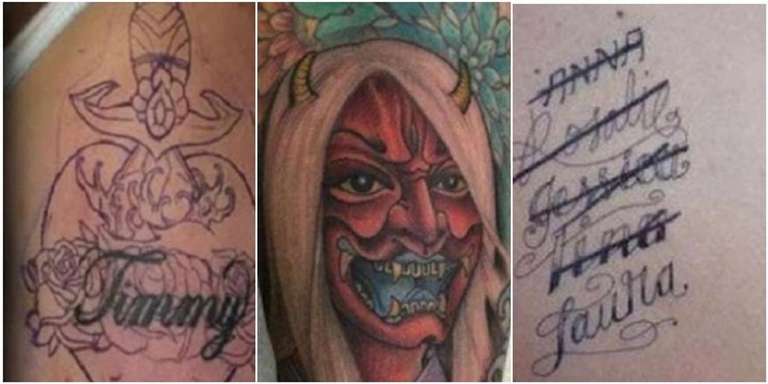 ФОТОРЕП Чем перекрыть татуировку с именем или портретом бывшей: 10 ироничных идей (фото)