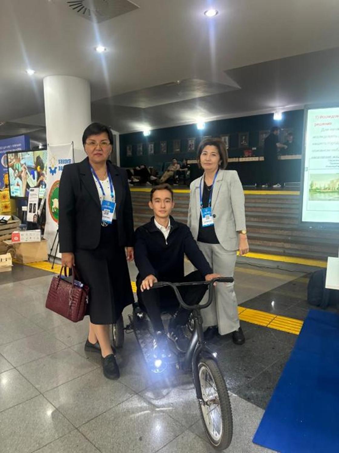 Нұрхат Әбді ойлап тапқан велосипед