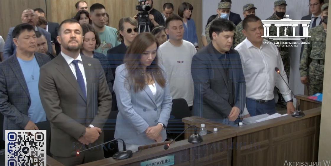 Ксения Собчак на суде по делу Бишимбаева