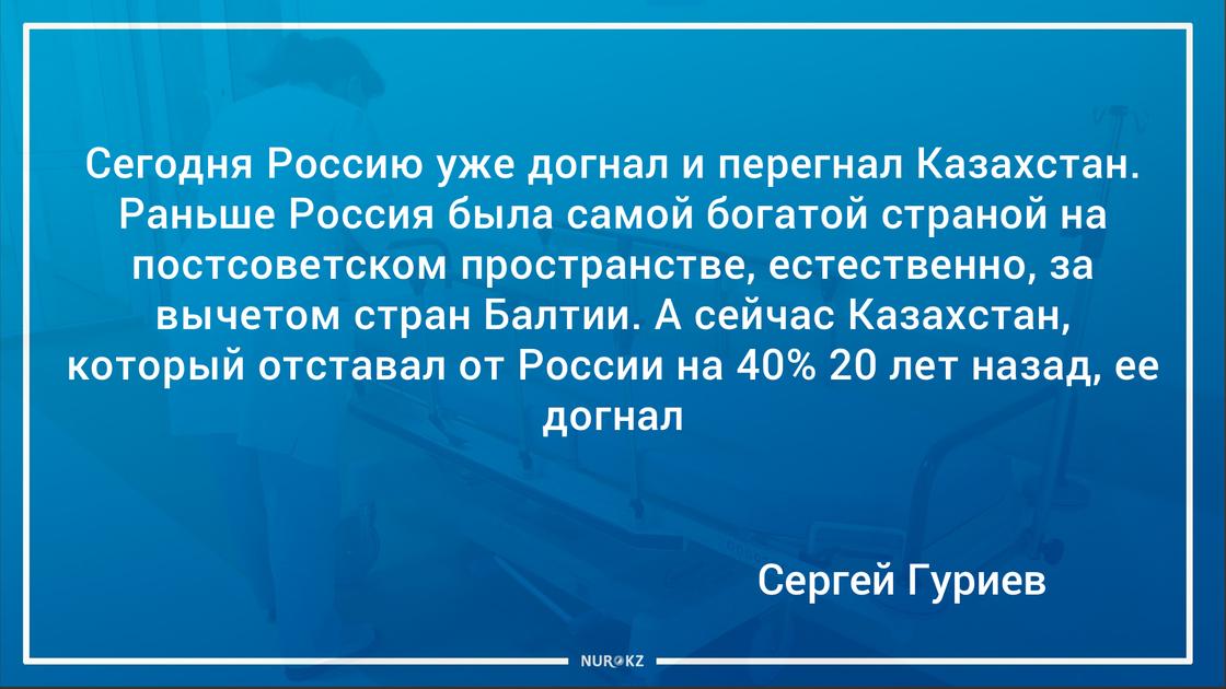 Известный экономист заявил, что Казахстан обогнал Россию по развитию