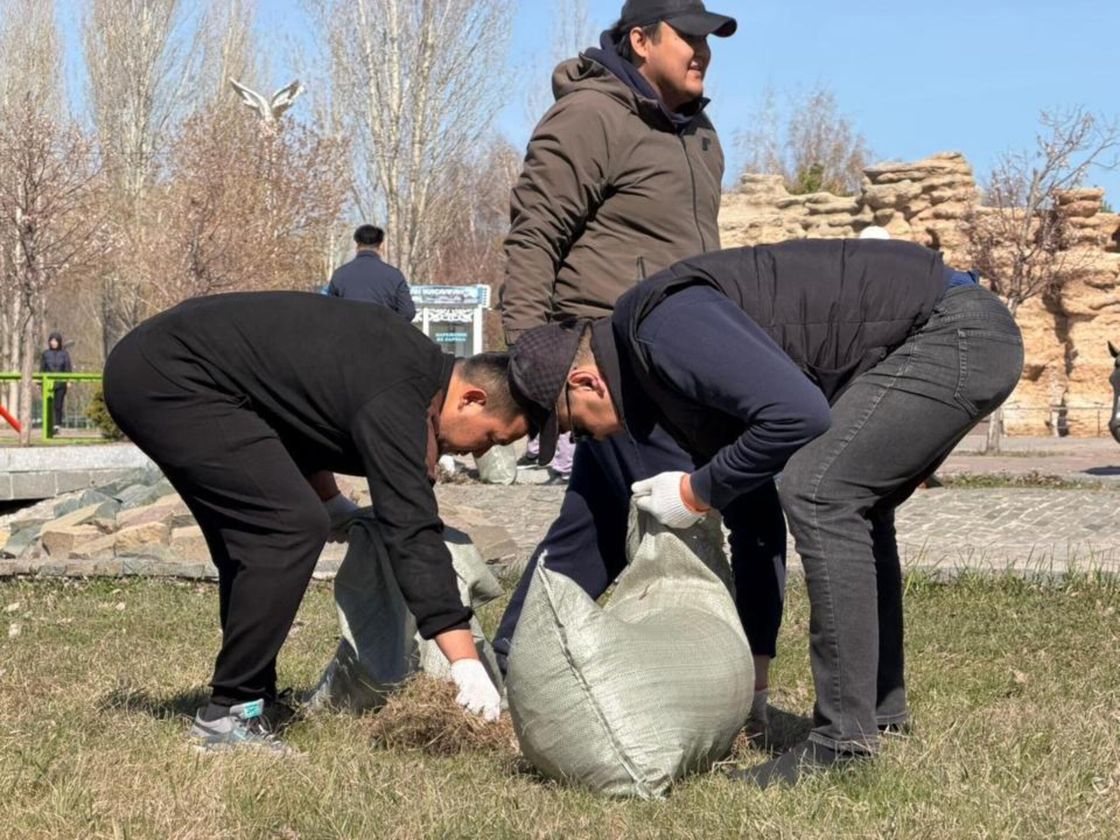 Участники субботника