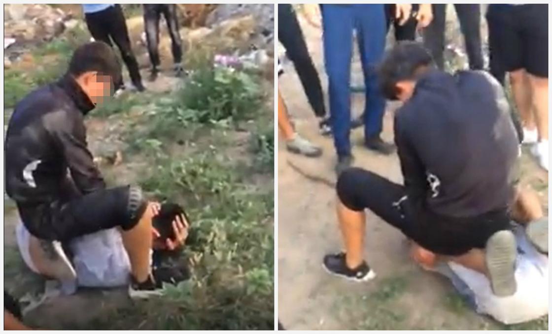 Жестокую драку сняли на видео в Павлодарской области