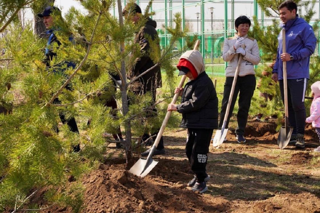 Общегородской субботник в Нур-Султане