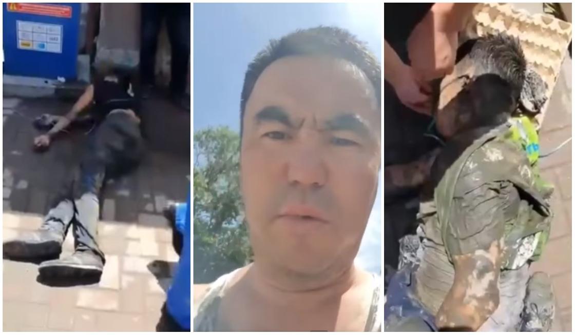 "Не думал о себе": сотрудник ЦОНа спас жизни двух человек в Алматы (видео)