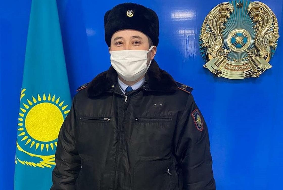 полицейский Аскар Мынгаев