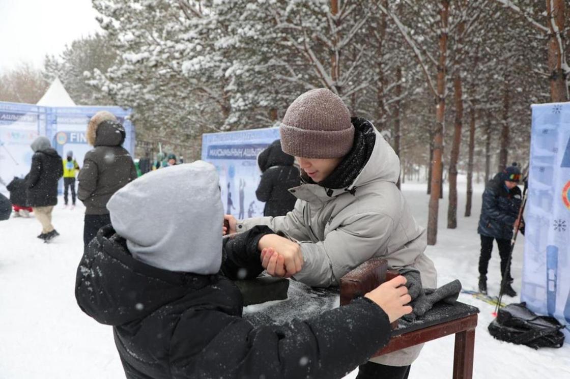 Лыжный сезон официально открыли в Астане