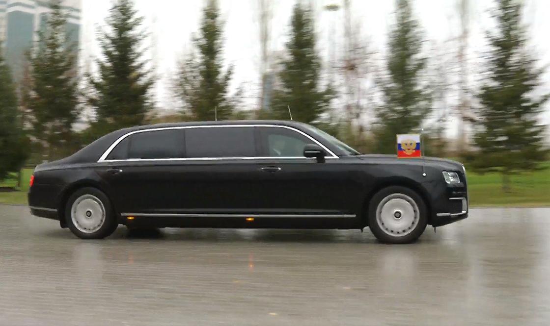 Авто, на котором Владимир Путин приехал в Акорду