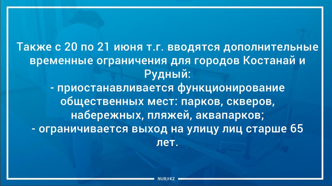 Карантин ужесточили в Костанайской области Карантин ужесточили в Костанайской области