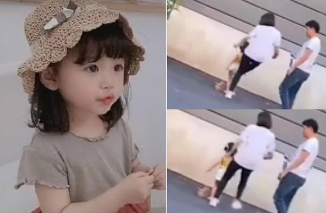 Мама 3-летней китайской модели пнула ее за отказ позировать Мама 3-летней китайской модели пнула ее за отказ позировать