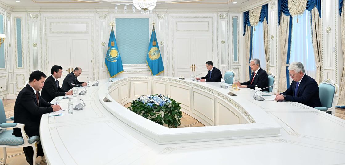 Встреча Касым-Жомарта Токаева и Бахтиера Саидова