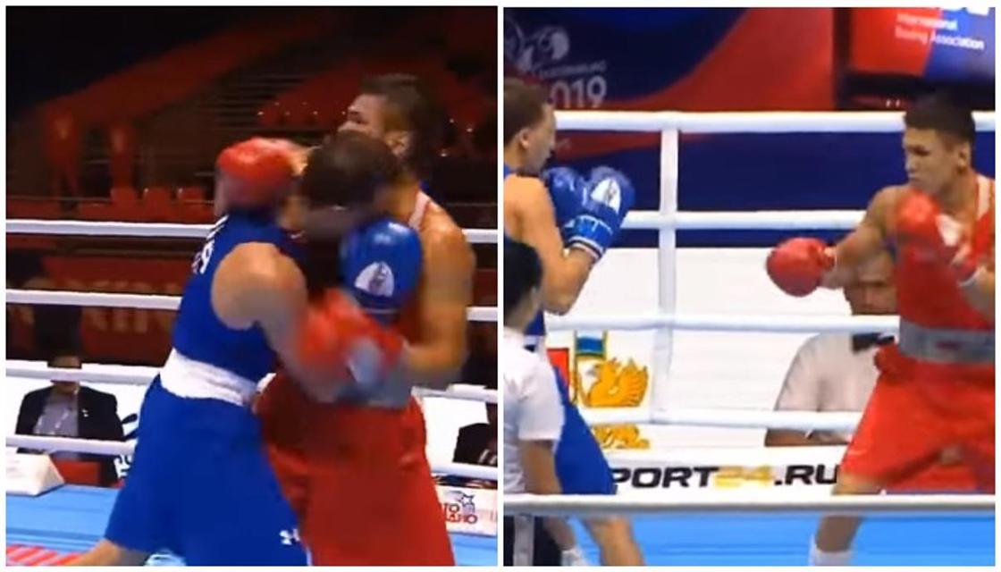 Чемпион Азии из Казахстана побил американца на ЧМ в России (видео) Чемпион Азии из Казахстана побил американца на ЧМ в России (видео)