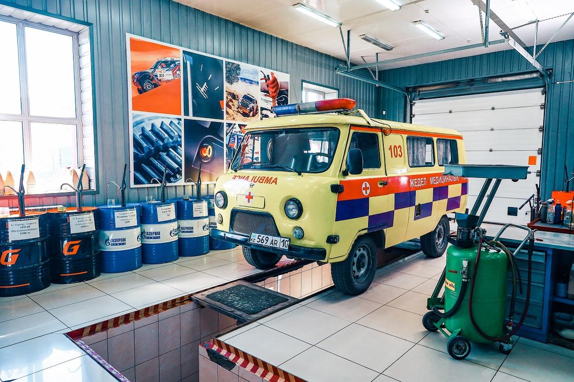Автомобили скорой помощи в Казахстане получают бесплатный сервис на СТО