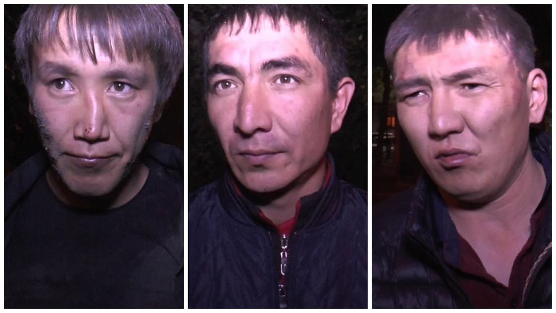"Обворовали квартиры": группу подозреваемых в краже с поличным задержали в Алматы