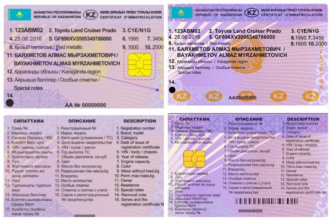 Изменить дизайн водительских прав и техпаспортов предлагают в Казахстане