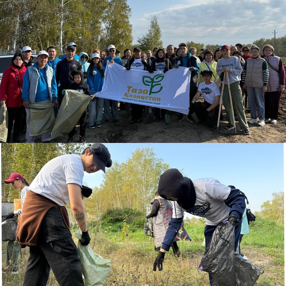 Участники субботника