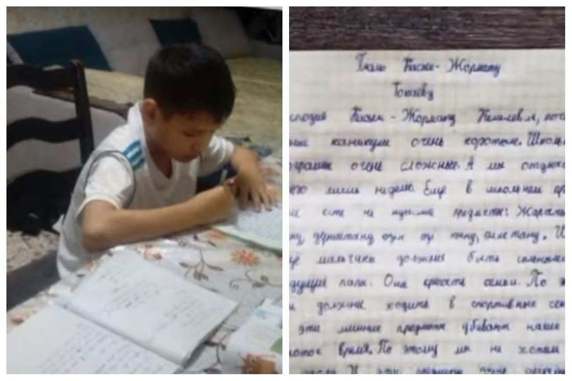 Министр образования ответил школьнику, написавшему письмо Токаеву