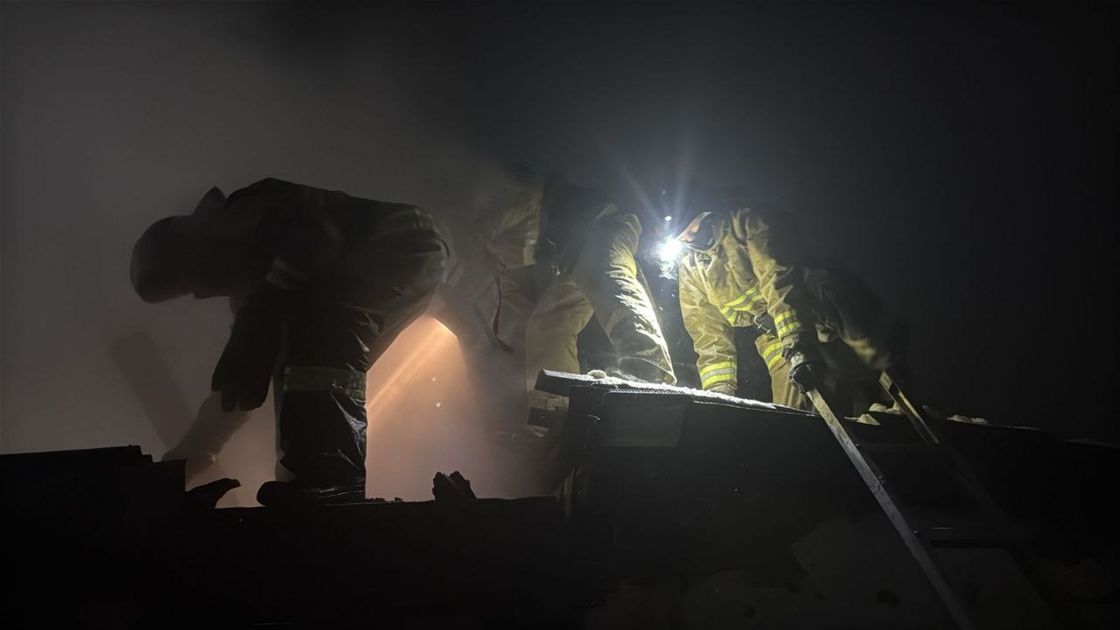 Пожар в Акмолинской области