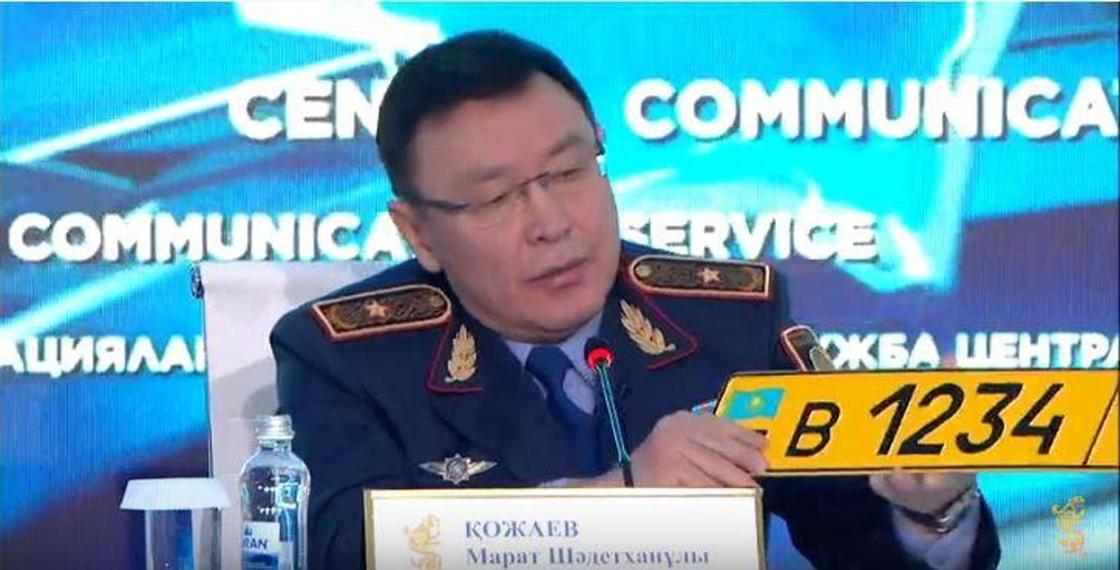 Зачем в МВД придумали желтые номера для иностранных авто в Казахстане