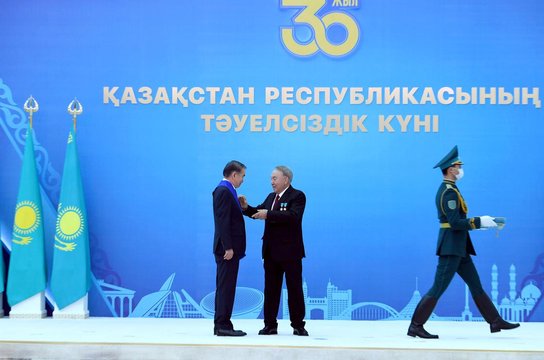Нурсултан Назарбаев и Кайрат Мами
