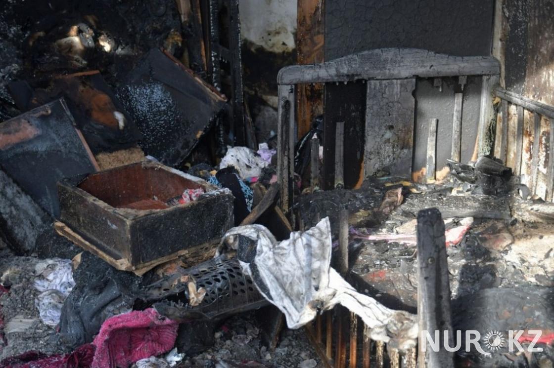 Гибель 5 детей в пожаре в Астане: чиновники не знали о трудных условиях проживания семьи