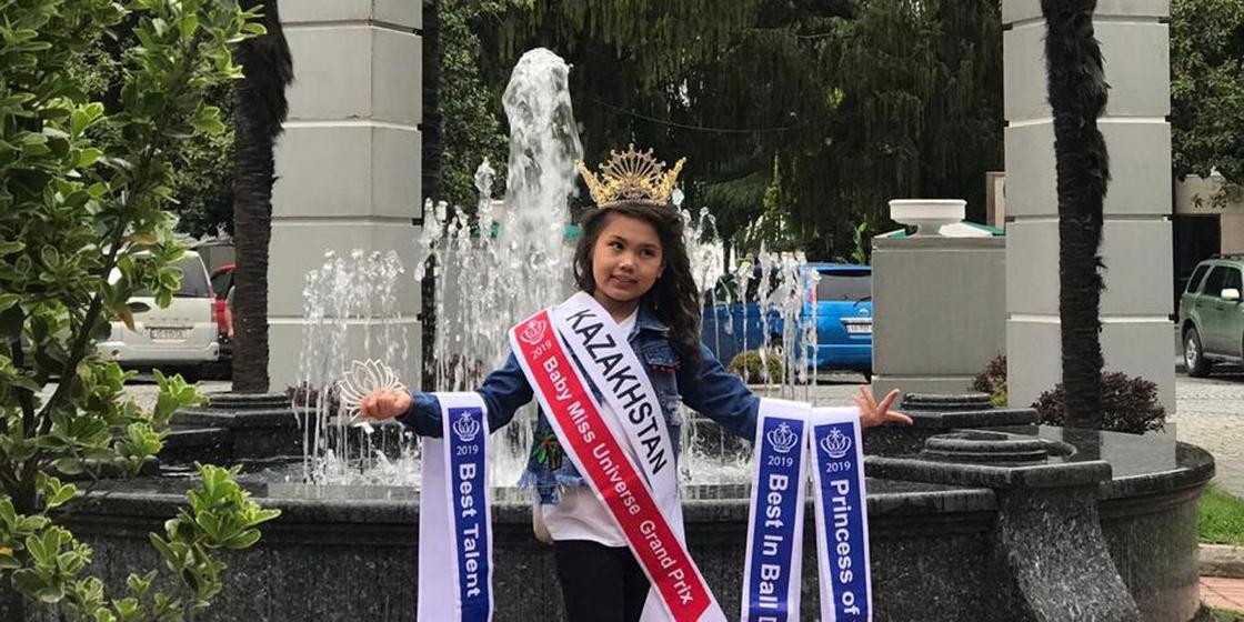 Девочка из Нур-Султана получила гран-при конкурса Мини Мисс Вселенная