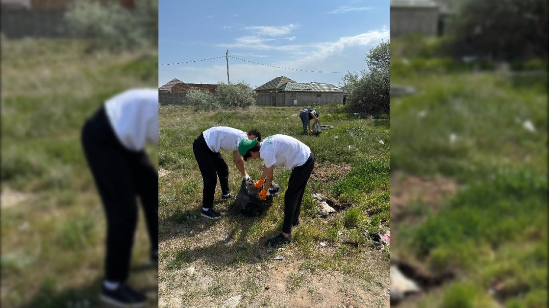 Акция "Таза Қазақстан" в Жамбылской области Акция "Таза Қазақстан" в Жамбылской области