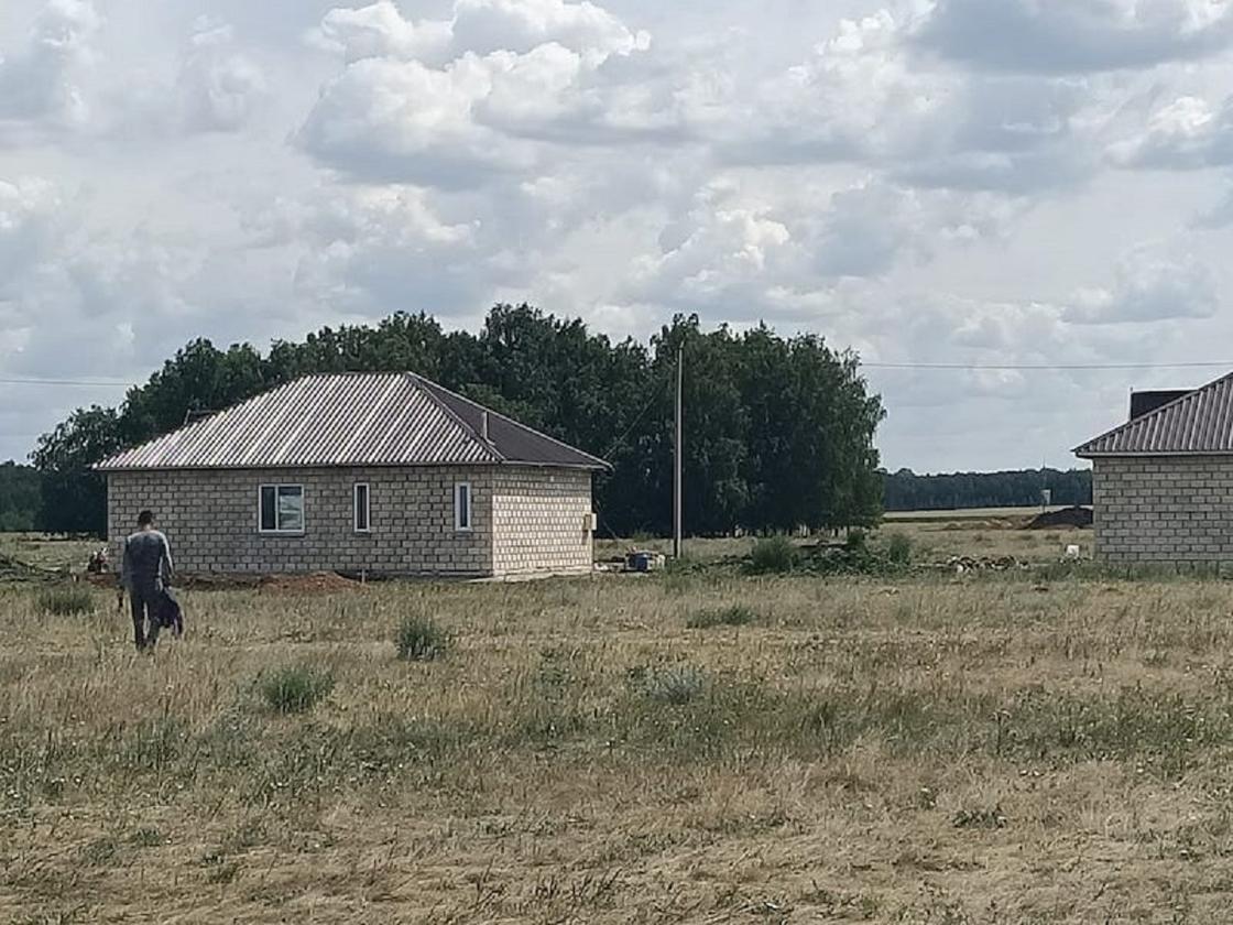 Дома переселенцев на севере Казахстана