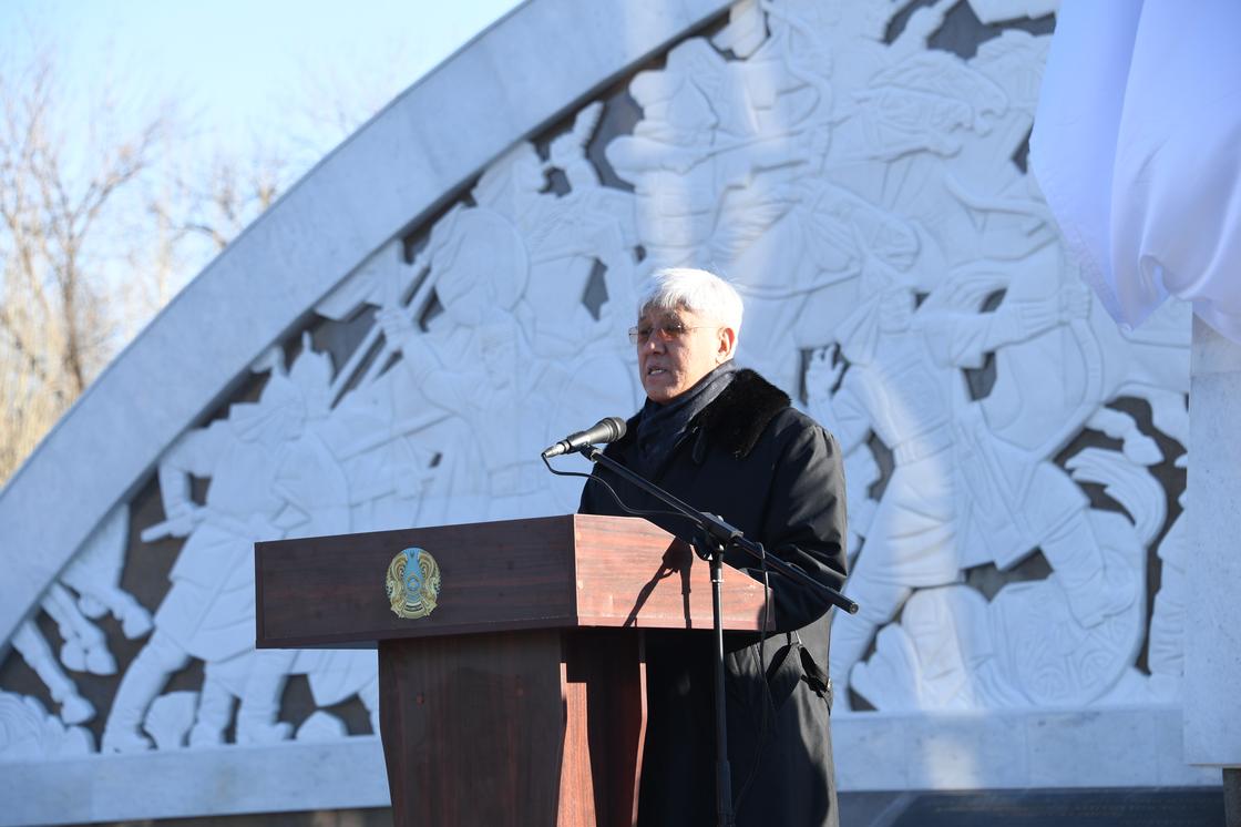 В честь 375 - летия великой Орбулакской битвы в Алматинской области открыли мемориал «Ұлы жебе»