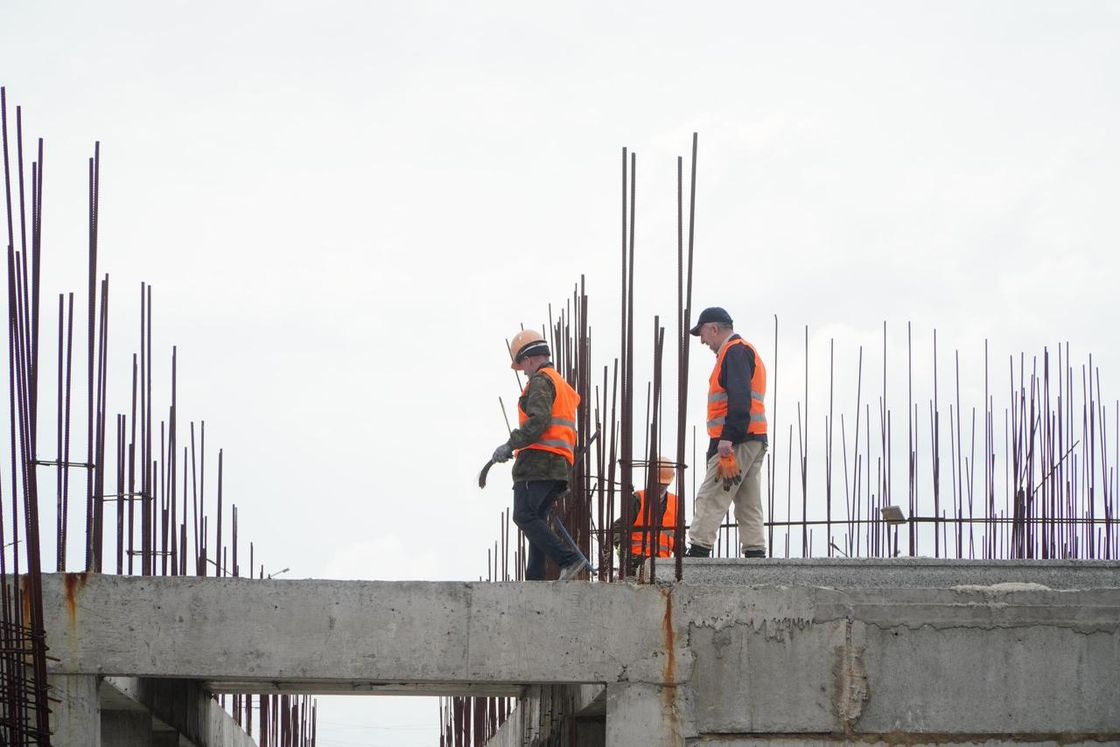 Стройка в Кокшетау