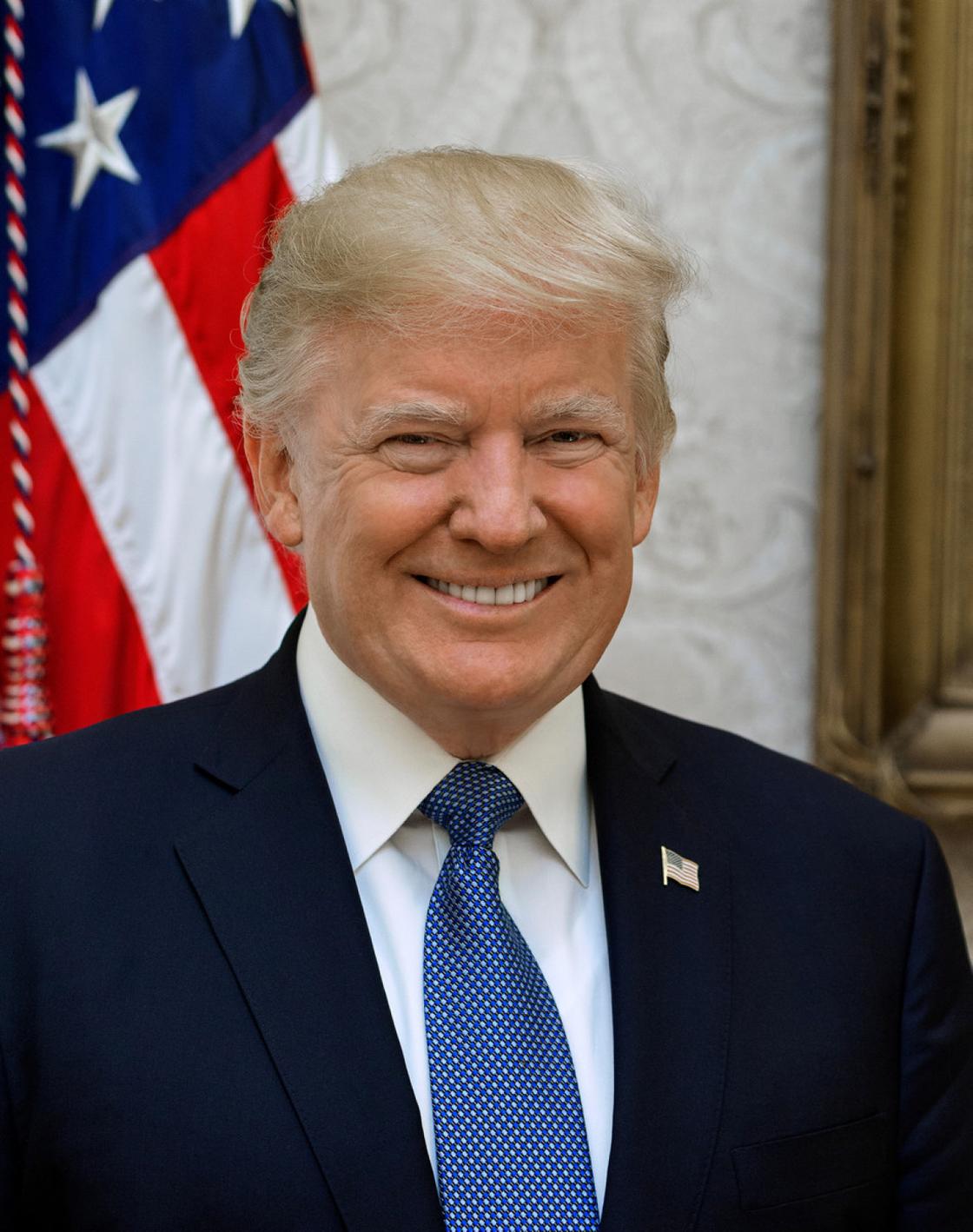 Первый официальный портрет Дональда Трампа Первый официальный портрет Дональда Трампа