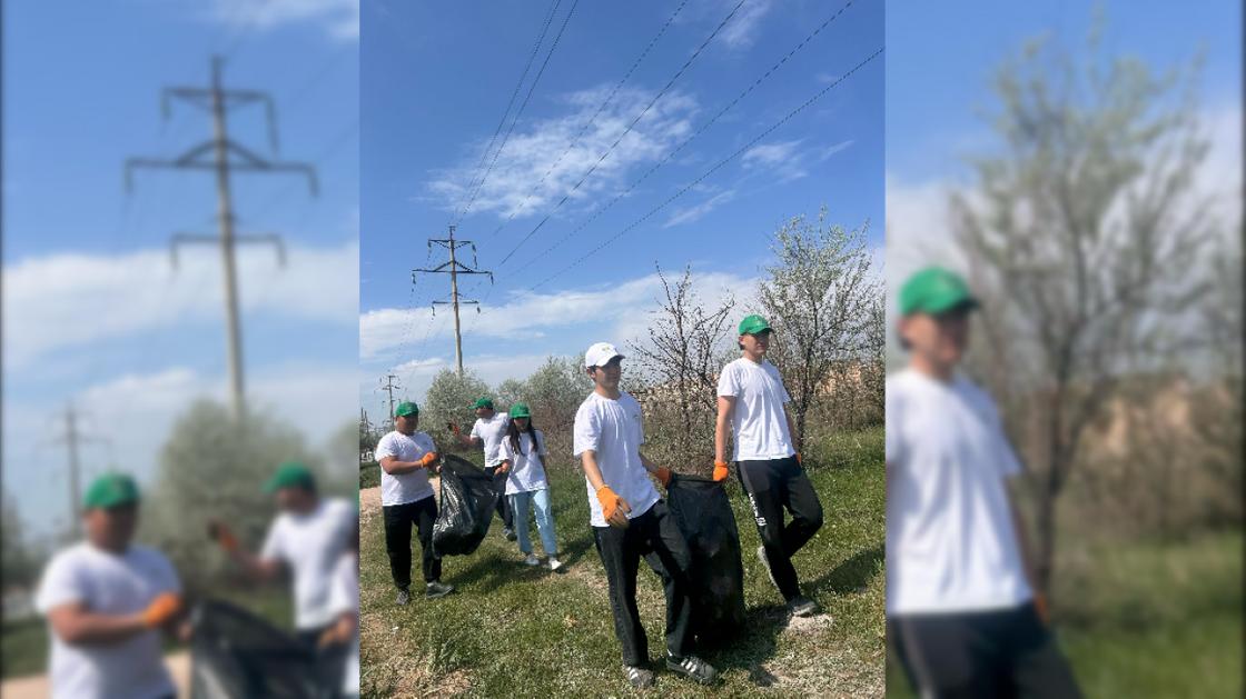 Акция "Таза Қазақстан" в Жамбылской области Акция "Таза Қазақстан" в Жамбылской области