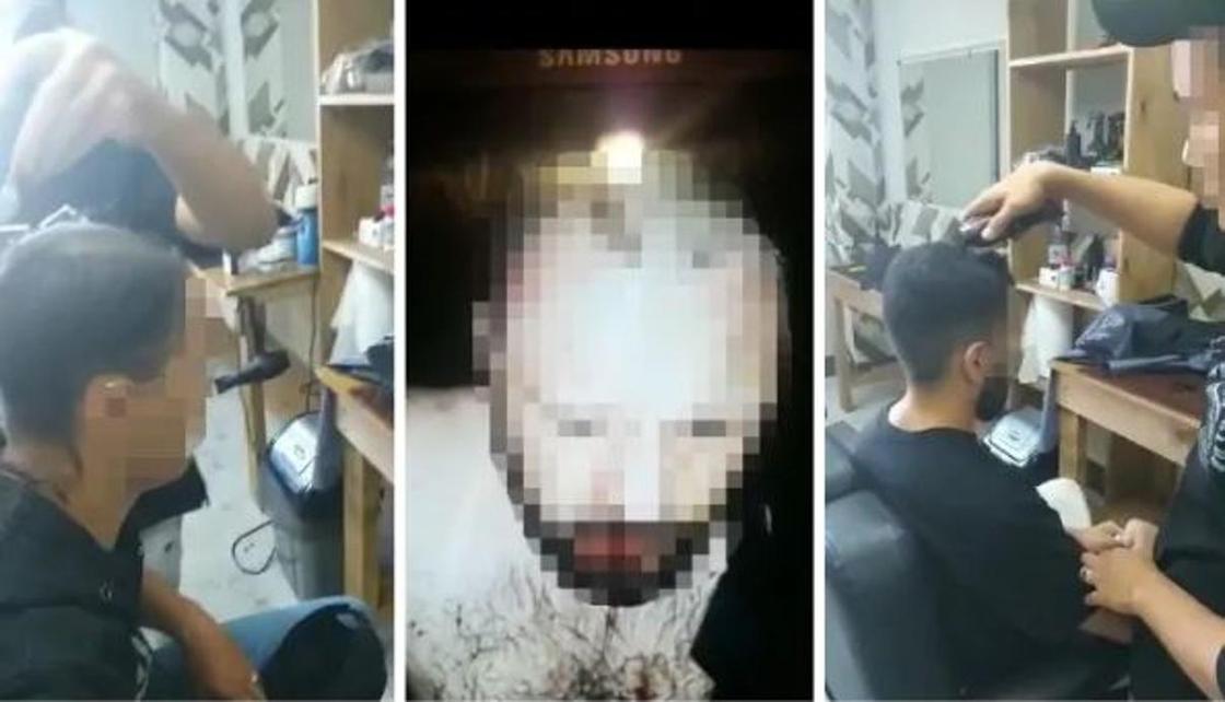 Заставил парикмахеров побриться: клиента барбершопа наказали в Нур-Султане