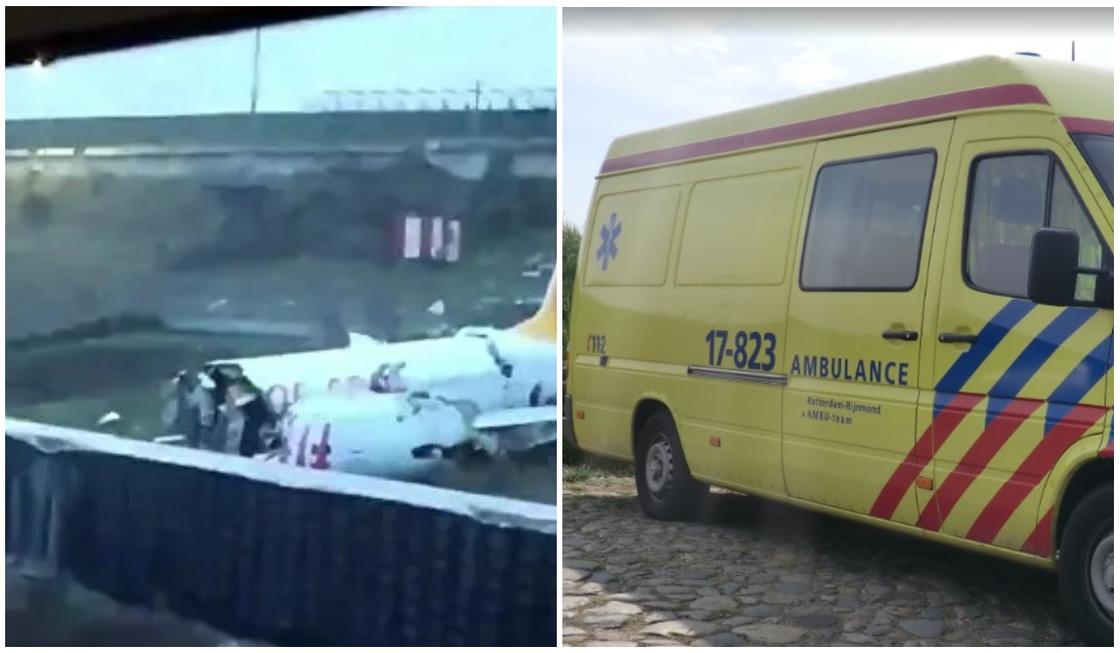Пассажирский самолет развалился на части в Стамбуле: есть пострадавшие