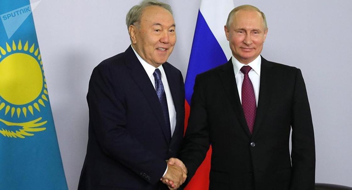 Назарбаев поговорил по телефону с Путиным