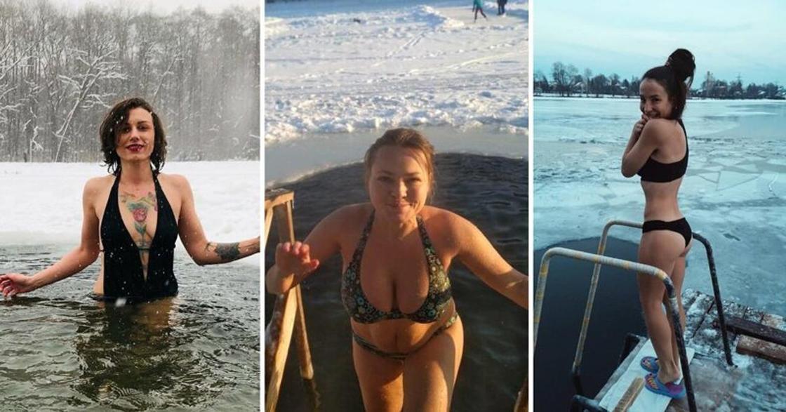 Не дождались Крещения: девушки, которые уже нырнули Не дождались Крещения: девушки, которые уже нырнули
