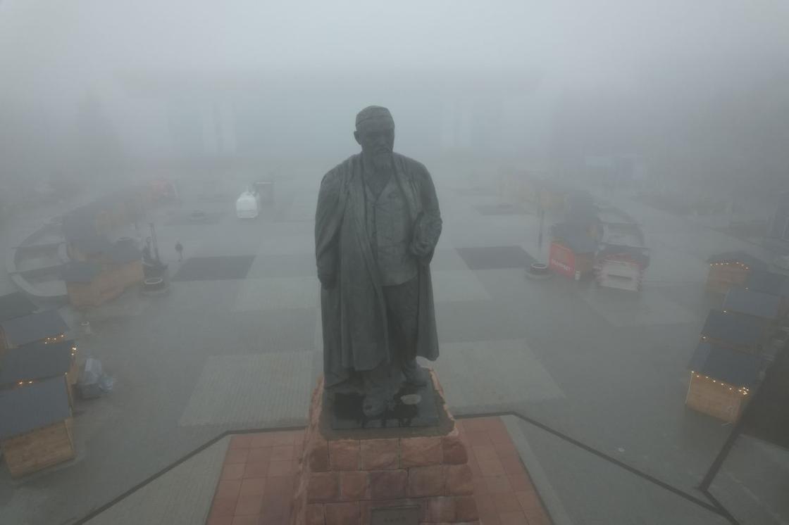 Туман в Алматы