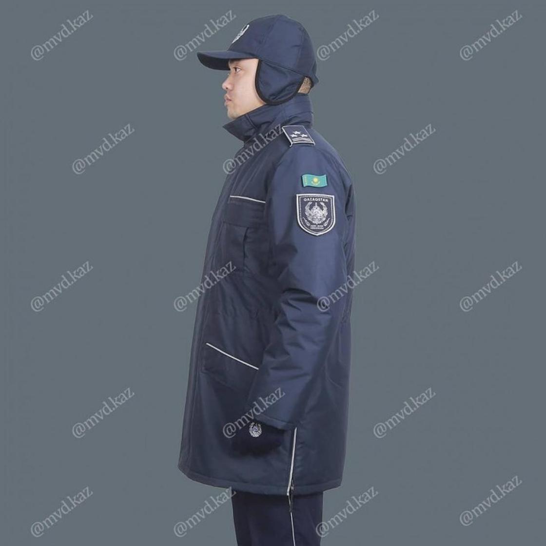 МВД показало проект новой формы полицейских Казахстана