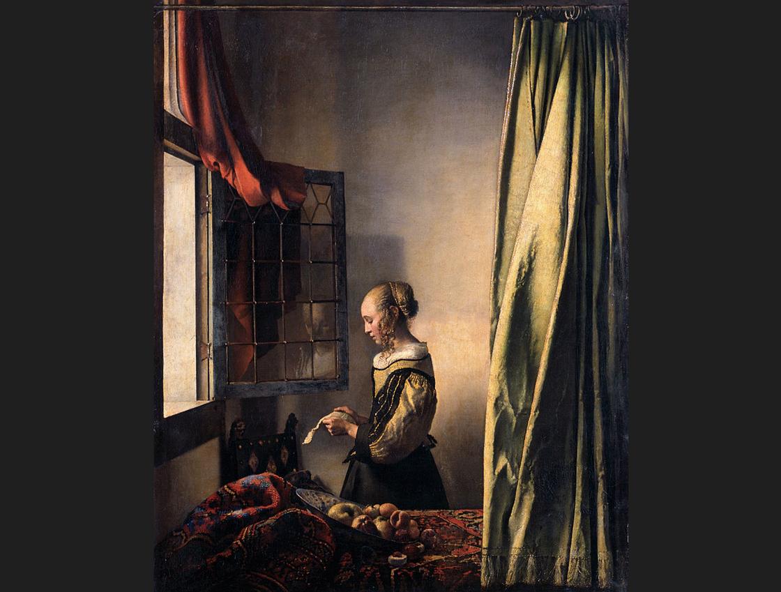 Девушка читающая письмо у открытого окна вермеер. Вермеер Дельфтский девушка с письмом.