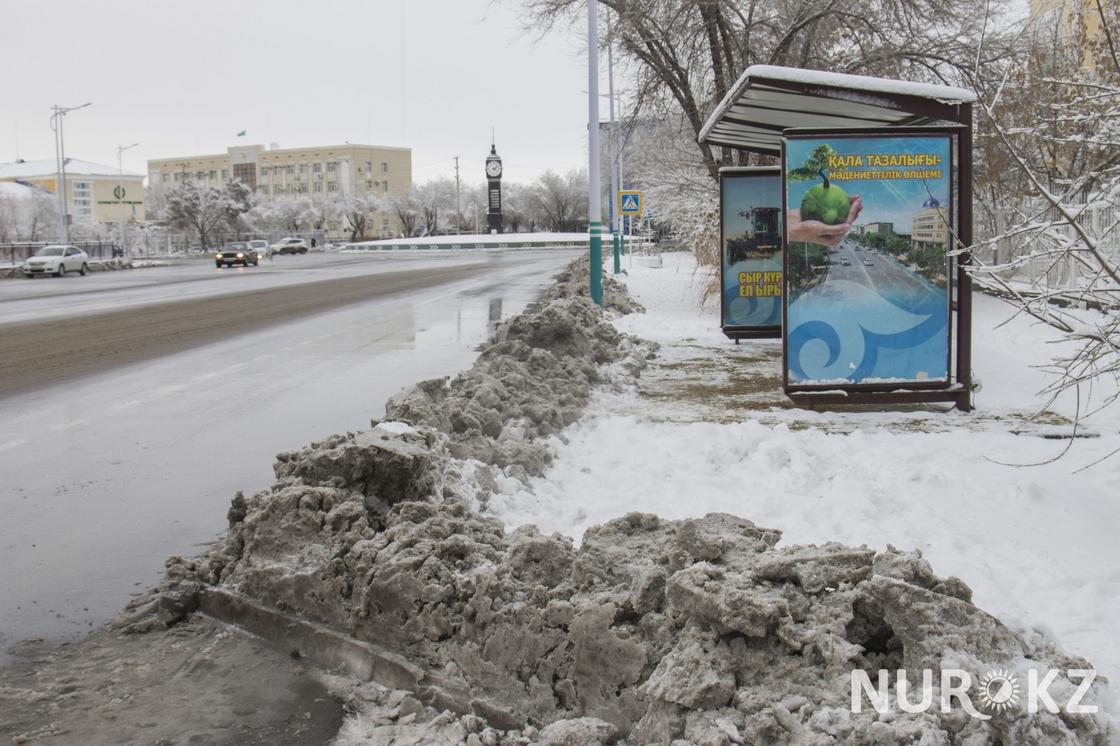 Кызылорду замело и затопило в праздники (фото)