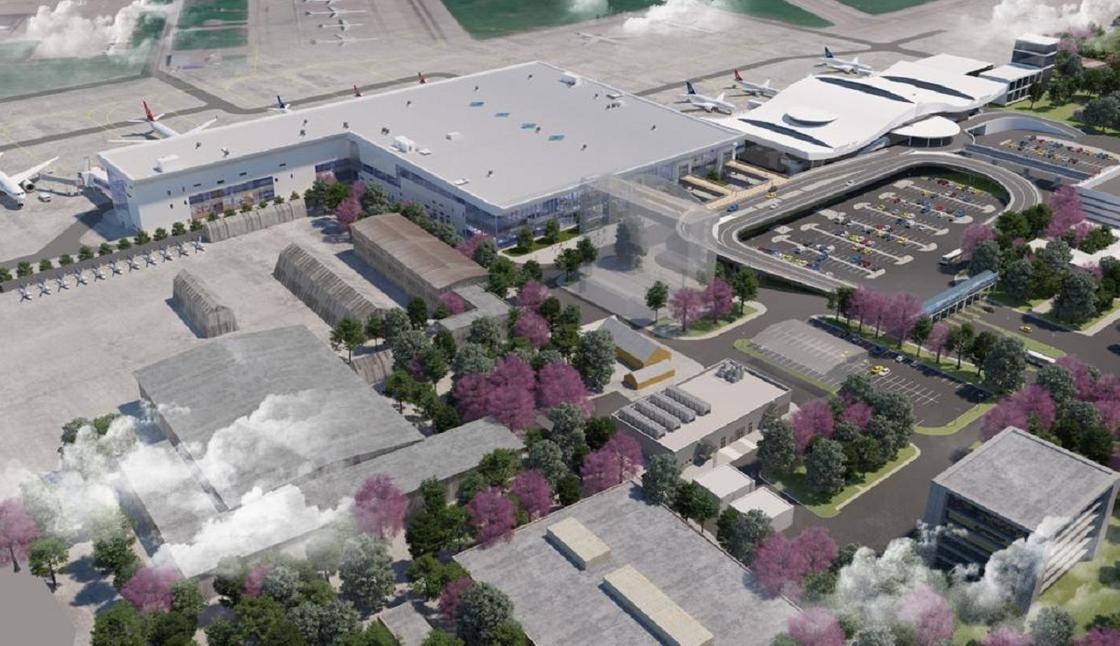 Проект нового терминала аэропорта Алматы
