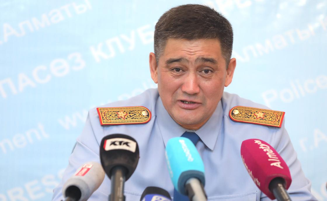 Серик Кудебаев рассказал о заболевших коронавирусом полицейских в Алматинской области