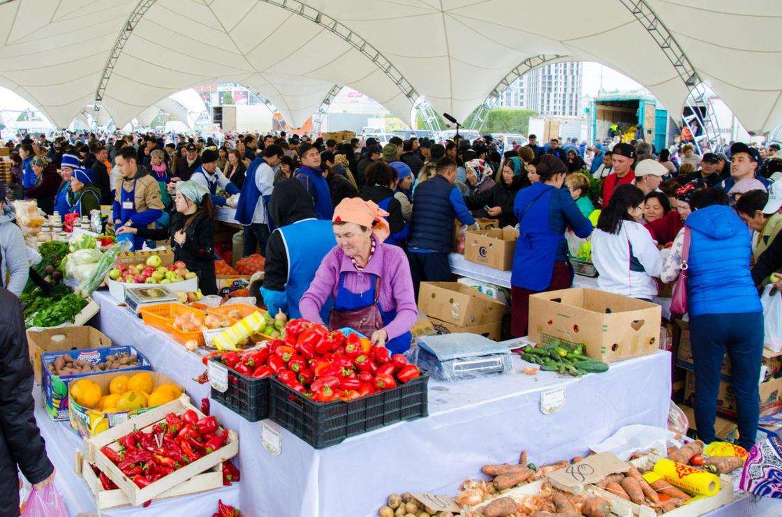 Ярмарка актюбинских сельхозтоваропроизводителей прошла в Нур-Султане