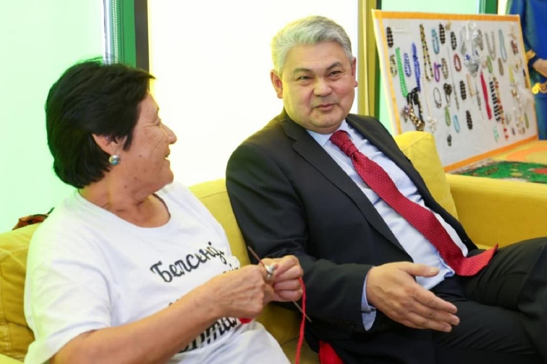 Визит Ермека Кошербаева