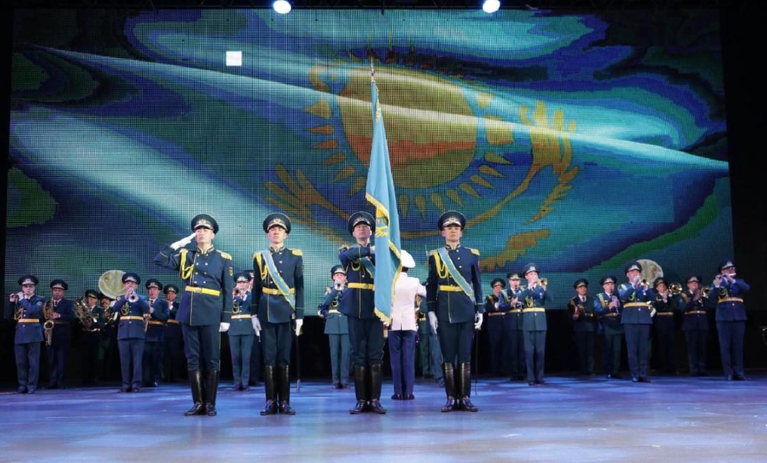 Военно-патриотическая акция "Айбынды жастар – Қазақстанның тірегі"