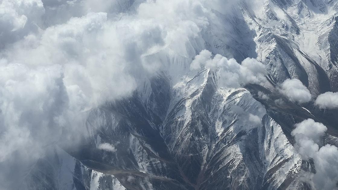 Вид из окна самолета Вид из окна самолета